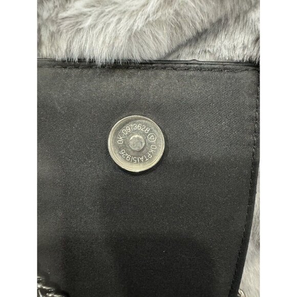 BADGLEY MISCHKA Black Vegan Leather Letter Bag With Tassel - Picture 3 of 10